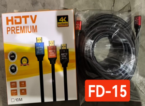 CABLE HDMI PREMIUM DE 5MT 4K CAJA NARANJA FD-15