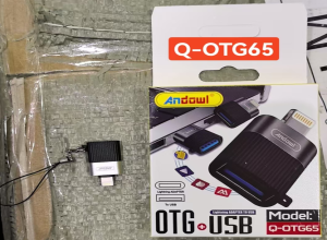 OTG USB ENTRADA IPHONE Q-OTG65 CAJA AMARILLA