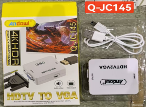 CONVERTIDOR HDMI VGA CAJA AMARILLA Q-JC145