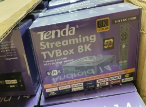 TV BOX STREAMING 8K ANDROID MORADO TENDA