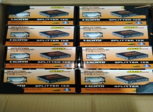 SPLITER HDMI 1X2 SALIDAS CAJA NARANJA