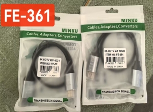 EXTENSION HDMI HDMI 40CM 8K MINKU FE-361 BOLSA VERDE