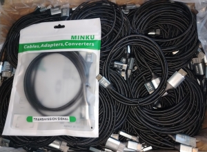 CABLE MINI HDMI A HDMI 1.5MT BOLSA VERDE MINKU FE-357