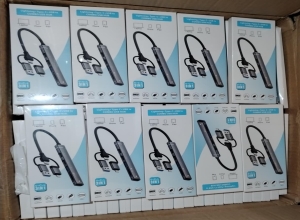 HUB ENTRADA USB TIPO C V8 3EN1 FE-370 CAJA CELESTE
