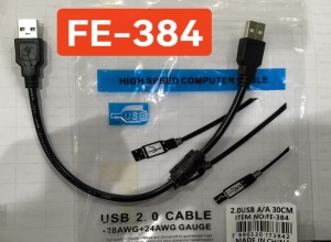 CABLE USB USB 30CM BOLSA FE-384