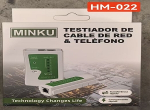 TESTEADOR DE RED MINKU CAJA BLANCA  HM-022