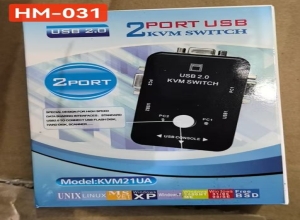 SWICHT VGA  1X2 CAJA  AZUL HM-031