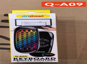 MINI TECLADO  PARA TV  ANDOWL CAJA AMARILLA  Q-A09