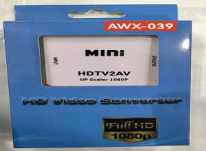 CONVERTIDOR HDMI - RCA CAJA AZUL AWX-039