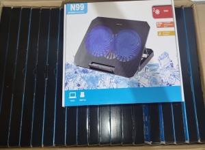 COOLER 2 VENTILADORES AZUL  PARA LAPTOP N99