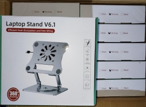 SOPORTE PARA LAPTOP V6.1 CON 1 VENTILADOR  VERDE