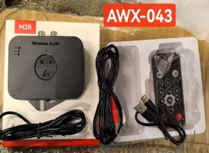 BLUETOOTH 4EN1  M2R  EMISOR RECEPTOR EN CAJA  ROJA AWX-043