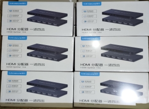 SPLITER 1X4 HDMI MINDPURE CAJA BLANCA LX10706