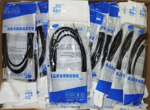 CABLE RCA 1X1 1.5MT  BOLSA  AZUL