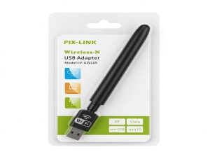 USB WIFI CON 1 ANTENA BLISTER VERDE PIX-LINK