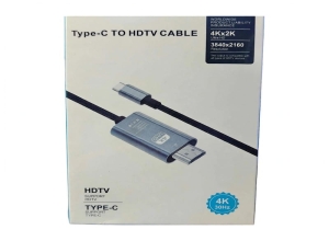 CABLE HDMI A TIPO C USB-C 8K FE-415 - ADAPTADOR CONVERTIDOR HDMI A USB-C 4KX2K ULTRA HD 3840X2160 A 30HZ - PLUG AND PLAY