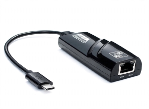 ADAPTADOR USB TIPO C A RJ45 ETHERNET GIGABIT LAN 10/100/1000 SEISA - USB 3.1 A LAN - BLISTER AZUL - PARA MACBOOK LAPTOP TABLET - PLUG AND PLAY - 1000M