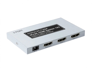 SPLITER DIVISOR HDMI 1X2 DTECH DT-7142A 4K 2K 3D HDMI 1.4 HDCP 1.4 3.4GBPS 1080P 2 PUERTOS